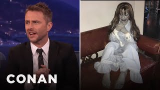 Chris Hardwick Has An “Exorcist" Doll In His Foyer | CONAN on TBS
