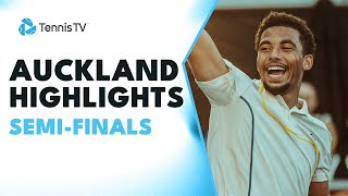 Shelton Battles Daniel; Fils Faces Tabilo | Auckland 2024 Semi-Final Highlights