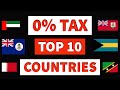 10 Countries with Zero Income Tax 2022  // Tax Free Investing for Resident Visa