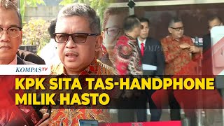 [FULL] Keterangan Hasto Usai Diperiksa KPK: Tas-Handphone Disita!