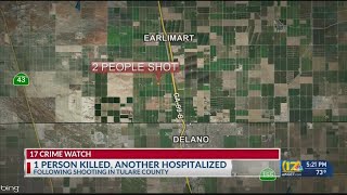 Tulare County deputies investigating double shooting
