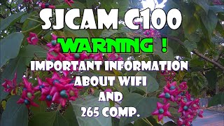 SJCAM C100 camera. WATCH THIS TO GET WIFI and VIDEO PLAYBACK ! Review with  photo , video examples.