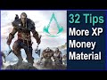 Assassins Creed Valhalla - How to get more XP, Money, Materials fast - Best early Skills + Buildings