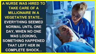 A NURSE WAS HIRED TO TAKE CARE OF A VEGETATIVE MILLIONAIRE... EVERYTHING WAS NORMAL UNTIL ONE DAY