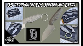 UG Tools TiREX - 3D gedrucktes EDC Messer mit dem gewissen Extra!