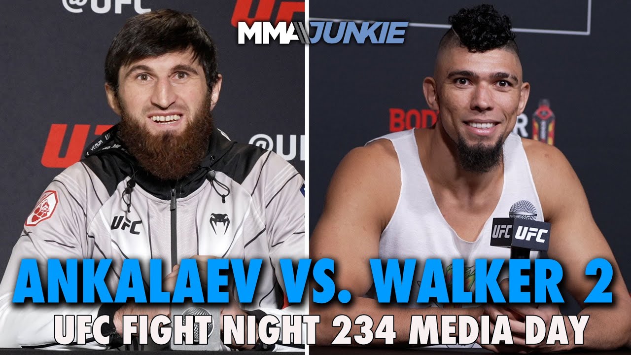 UFC Fight Night 234: Ankalaev Vs. Walker 2 Media Day Live Stream | Wed ...