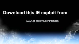 Internet Explorer 9 EXPLOIT