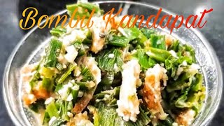 Bombil Kandapat/Green Onion recipe बोंबील कांडापात #bombilfry #bombayduck #simple #Medha'skitchen