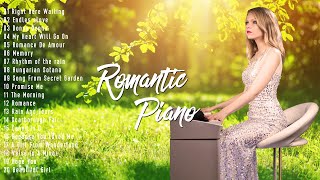 Beautiful Love Songs in Piano - Relaxing Romantic Piano Music for Stress Relief, Studying, Sleeping