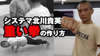 【システマ式寸勁】「重い拳とショートパンチの作り方」大公開!　システマ東京・北川貴英　Russian martial arts SYSTEMA  How to make 