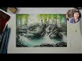 Impromptu Stampscapes Live: BIRCH FALLS