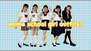 how to style school uniform (Japanese nanchatte seifuku)