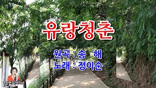 ( 커버 ) 정이순 - 유랑청춘 ( 원곡 / 송해 ) 영상가사