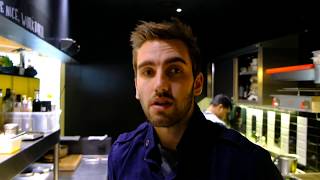 Chef Seppe Dezeure Presents His Dorade Dish At Restaurant Zappaz In Leuven, Belgium, Filmed 4k