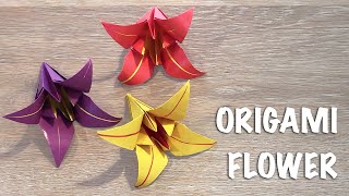 Origami Lily / How to Make Origami Lilies Out of Paper