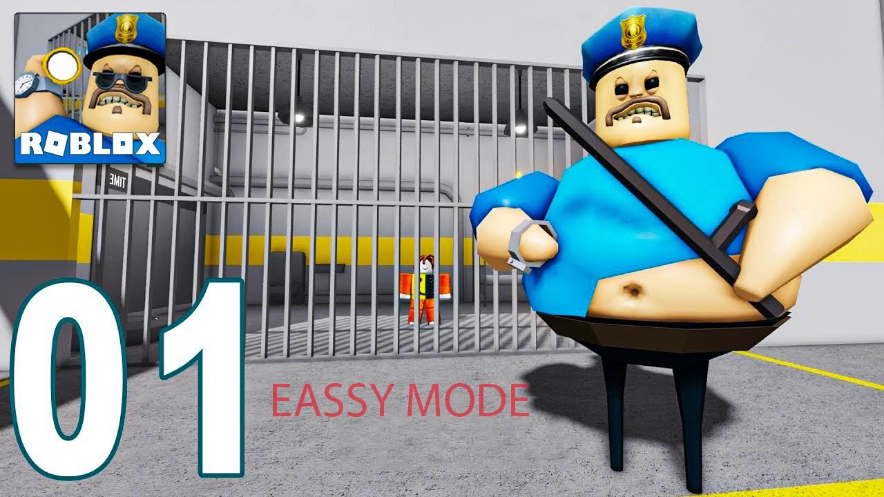 Playing As Barry's Robot In Roblox Barry Prison Run Obby EASY MODE #1 ...