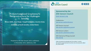 Pt-Functionalized Graphene/Si Heterostructure for Hydrogen Sensing