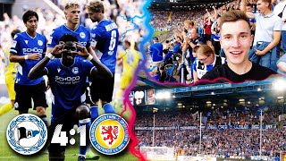 BIELEFELD vs BRAUNSCHWEIG 4:1 Stadion Vlog 🔥 Ex-Schalker sorgen für den ersten Sieg!