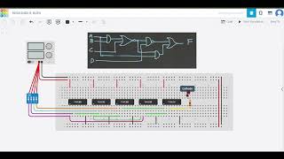 Boolean Equation and Truth Table Using Tinkercad