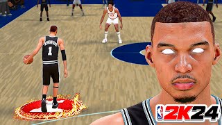 Victor Wembanyama Is GOD LIKE In NBA 2k24 Play Now Online