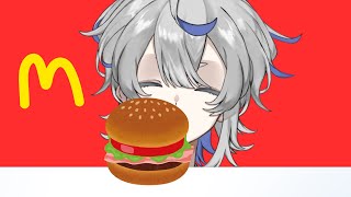 マクドナルドなんだか特別なダブルチーズバーガーを食べるだけの配信：#GetshuLive：ガーリックオニオンダブチ