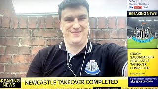 Newcastle United takeover just announced & Sam spoke to Sky Sports News