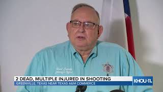 LIVE: Update on deadly shooting in Greenville, TX