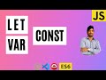 Difference between let, var & const | Protractor tutorial | JavaScript ES6 | LetCode