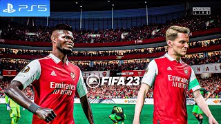 FIFA 23 - Arsenal vs Sporting CP - UEFA Europa League R16 Full Match | PS5™ Gameplay [4K60]