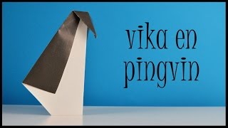 Vika en pingvin | enkel origami