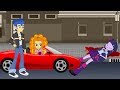 My Little Pony Equestria Girls Animation Cartoon - Twilight Sparkle In The Road Accident