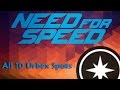 Need For Speed 2015-All 10 Urbex Spots