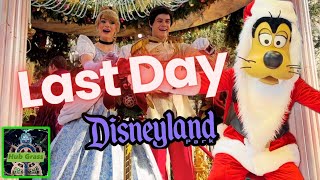 A Christmas Fantasy Parade on The LAST DAY of Holidays at Disneyland