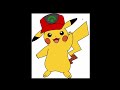 pika pika pikachu By Python Turtle #pikachu #python #programming #pokemon #turtle #gui #shorts