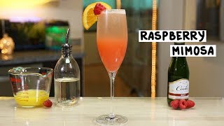 Raspberry Mimosa - Tipsy Bartender