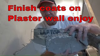 Plaster wall repair  final part 3