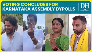 Channapatna sees impressive voter turnout in assembly bypolls | Shiggaon, Sandur voters go to polls