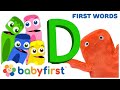 Toddler Learning Video Words w Color Crew | Baby Learning First Words & ABC Alphabet | Baby First TV