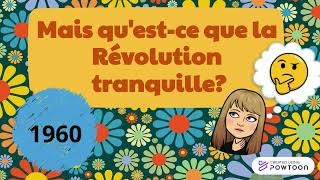 Les débuts de la Révolution tranquille