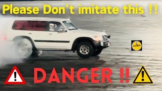 Dangerous car drifting in the world