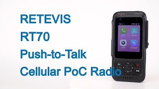 Retevis RT70-The POC license-free radio