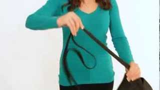 How to adjust the shoulder strap on a Travelon Anti-Theft bag