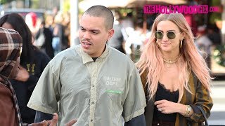 Ashlee Simpson \u0026 Evan Ross Give To The Homeless \u0026 Speak On Collabing With Jessica Simpson