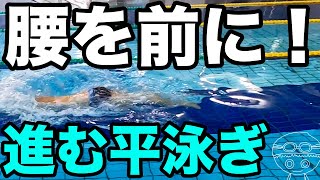 【平泳ぎ】体重移動【気をつけキック】前に進むドリル