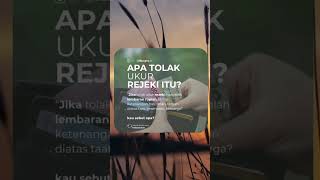 Apa tolak ukur rejeki itu #feedshort #tolakukur #rejeki