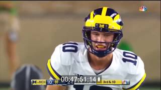 Dylan McCaffrey and Joe Milton: Every career snap. Michigan football's 2020 quarterback battle.