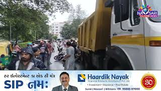 NAVSARI LIVE :- મંકોડીયા ખાતે ટ્રક અને બાઈક વચ્ચે અકસ્માત સર્જાયો