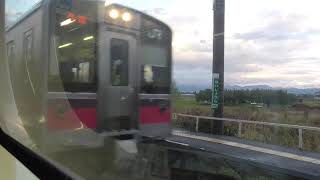 JR奥羽本線　弘前→川部【701系・665M】　2021.10.23　JR Ōu Main Line