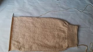 Knitting for beginners #-12-(How to make Gents half sweater )-part - 2