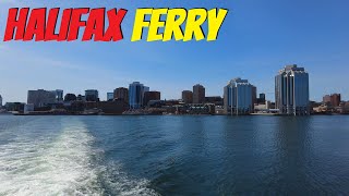 Alderney ferry ride from Downtown Halifax to Downtown Dartmouth - April 21 2022